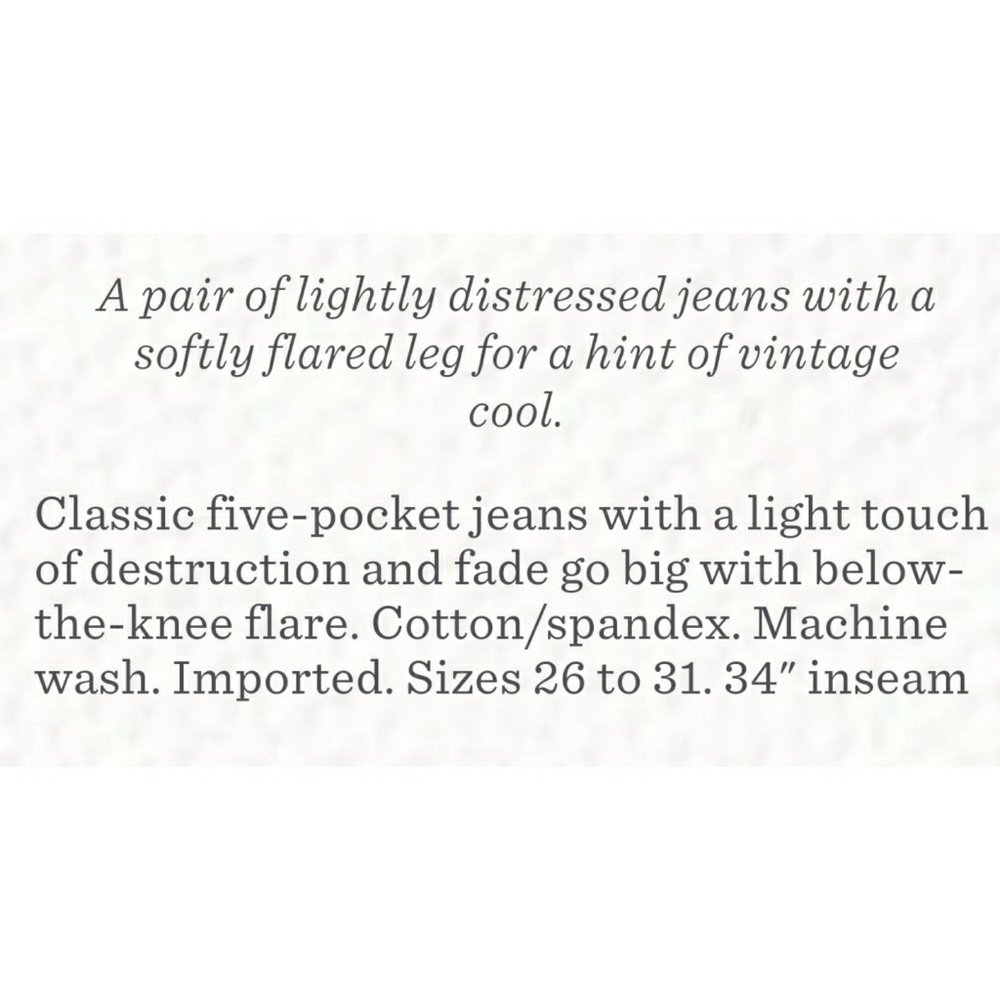 🛑LAST PAIR🛑 🌿BANK NYC Faded Flare Fit Jeans🌿 - Picture 6 of 6